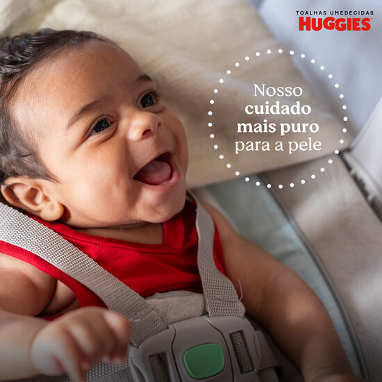 Kit Lenços Umedecidos Huggies Recém Nascido - 6 pacotes 288 lenços